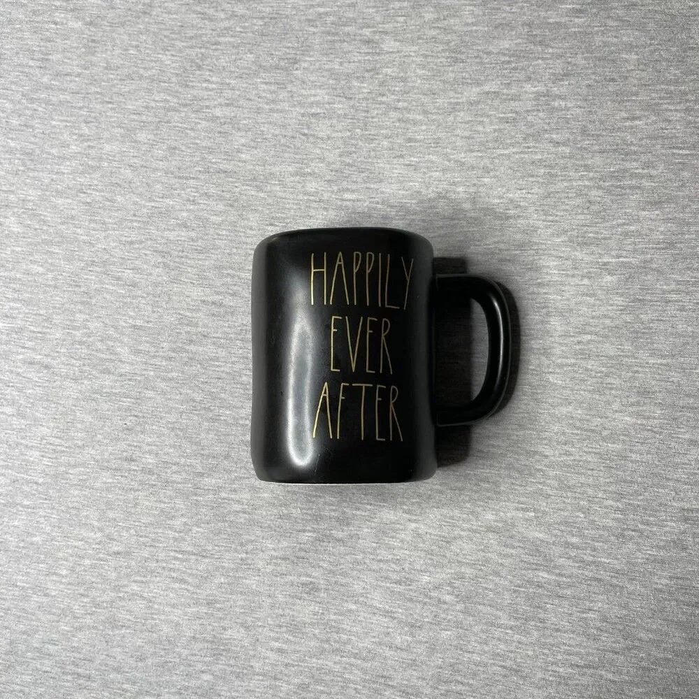 Rae Dunn Artisan Wedding Collection by Magenta Coffee Mugs 2 PCS. Set